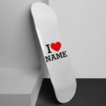 I Heart Name Skateboard<br><div class="desc">Write your desired Name or Text on the name Section.</div>