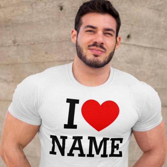 I Heart Name T-Shirt (Creator Uploaded)