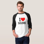 I Heart Name T-Shirt (Front Full)