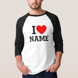 I Heart Name T-Shirt