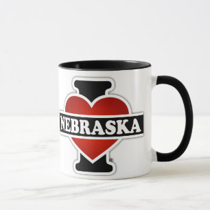 I Heart Nebraska Mug