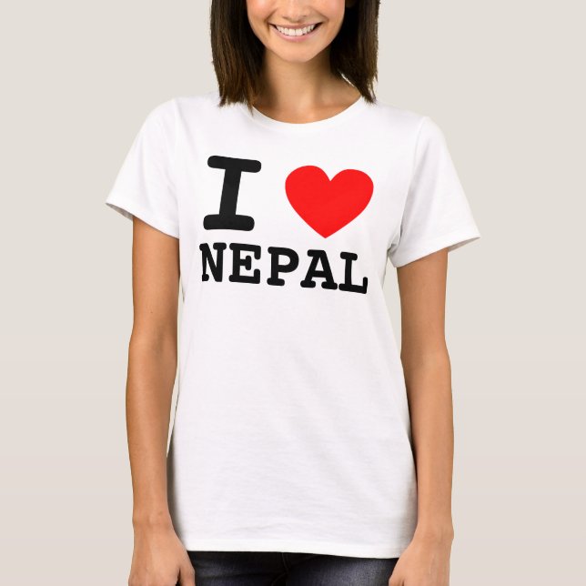 I Heart Nepal Shirt (Front)