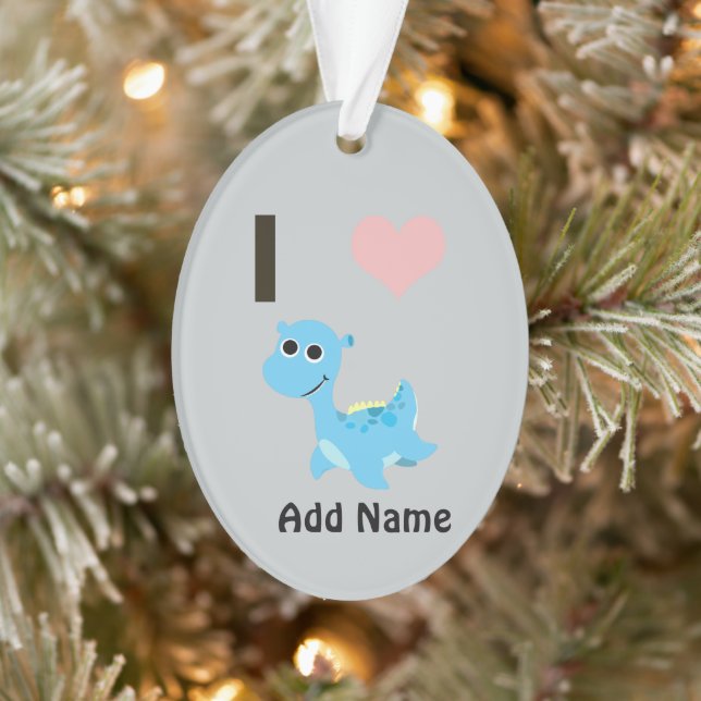 I Heart Nessie  Ornament (Tree)