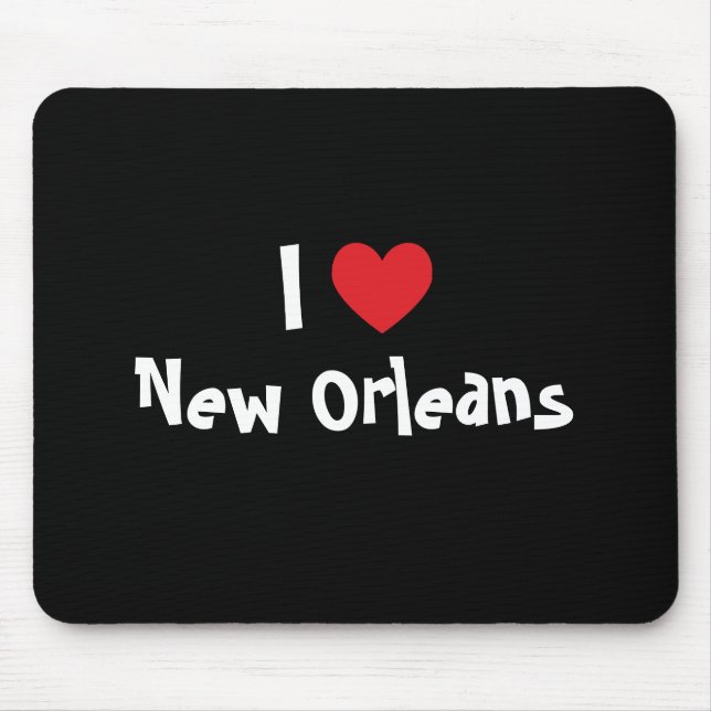 I Heart New Orleans Mouse Mat (Front)