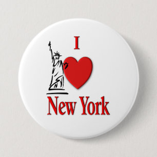I Heart New York 7.5 Cm Round Badge