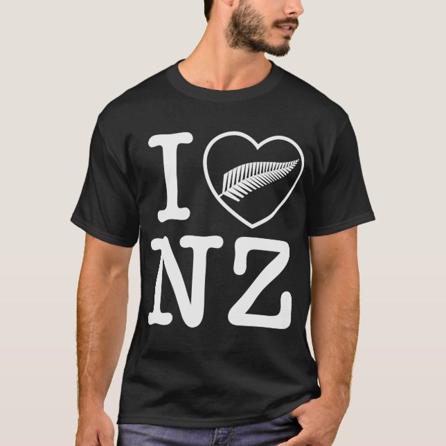 I heart New Zealand T-Shirt (Front)