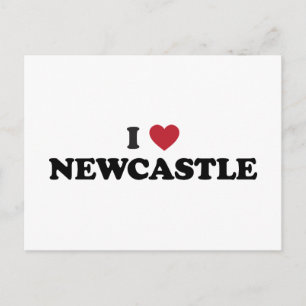 I Heart Newcastle England Postcard