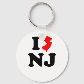 I Heart NJ Key Ring