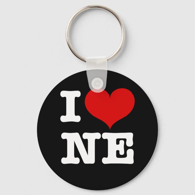 I Heart Northeast Minneapolis! Key Ring (Front)