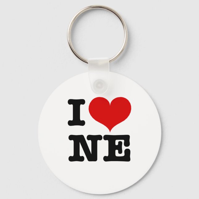 I Heart Northeast Minneapolis! Key Ring (Front)