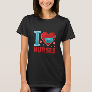 I Heart Nurses For Women Rn Lpn T-Shirt