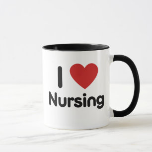 I heart Nursing Mug