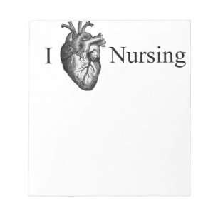 I Heart Nursing Notepad