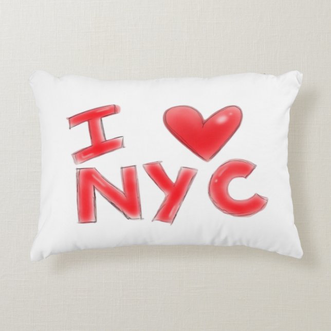 I Heart NYC Classic Decorative Cushion (Front)