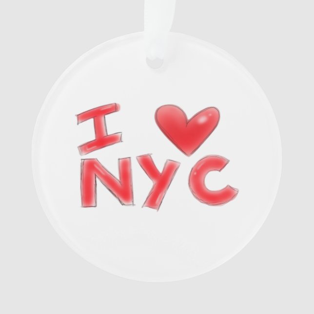 I Heart NYC Classic Ornament (Front)