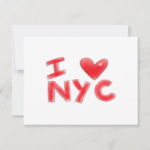 I Heart NYC Classic Thank You Card