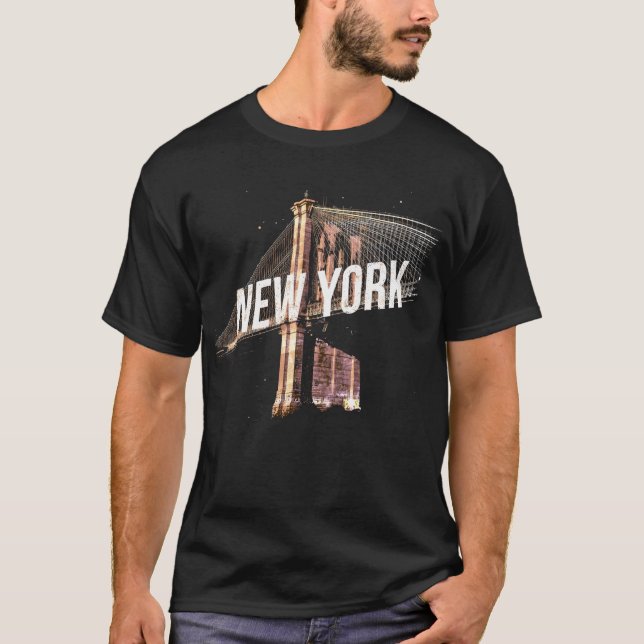 I Heart NYC" T-shirt - Casual New York City Urban  (Front)
