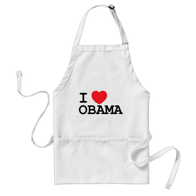 I Heart Obama Apron (Front)