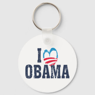 I Heart Obama Key Ring