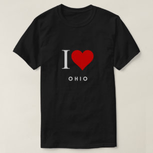 I Heart Ohio blk Mens T-Shirt
