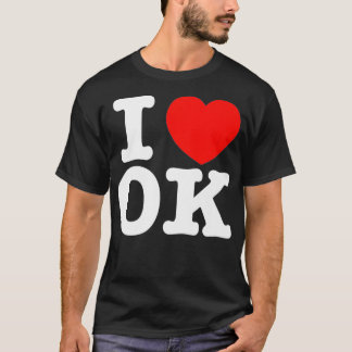 I Heart Oklahoma (OK) Love Premium  T-Shirt