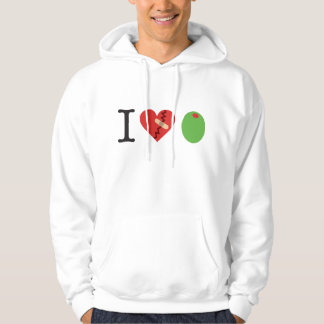 i heart olive JOIN THE FIGHT hoodie (white)