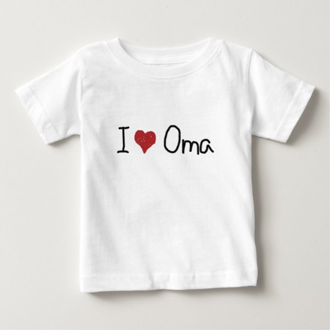 I Heart Oma T-Shirt (Front)