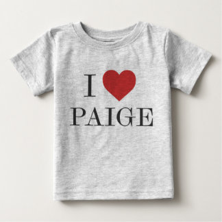 I Heart Paige Baby T-Shirt