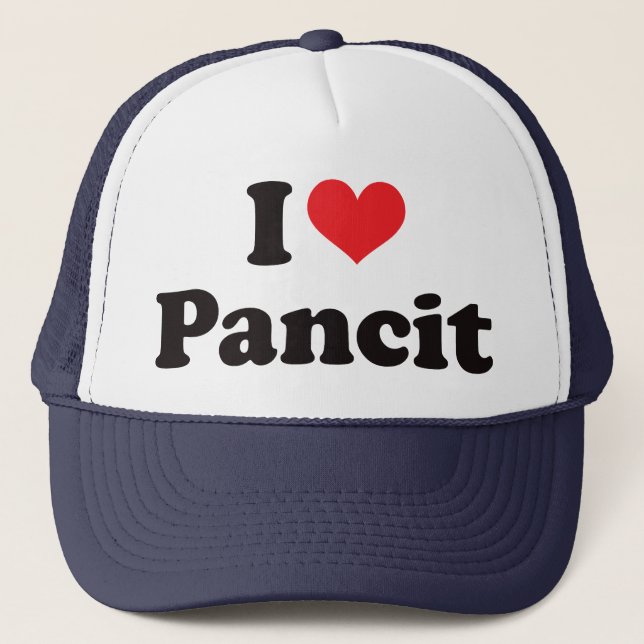 I Heart Pancit Trucker Hat (Front)