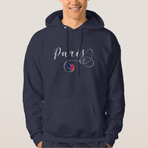 I Heart Paris, France Hoodie
