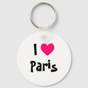 I Heart Paris Key Ring