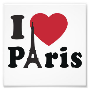 I Heart Paris Photo Print