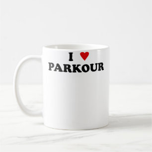 I Heart Parkour Practitioner Free Runner - I Love  Coffee Mug