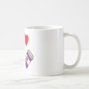 I heart Peanut Butter and Jelly Coffee Mug