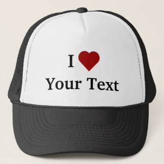I Heart (personalise) hat