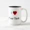 I Heart (personalise) mug