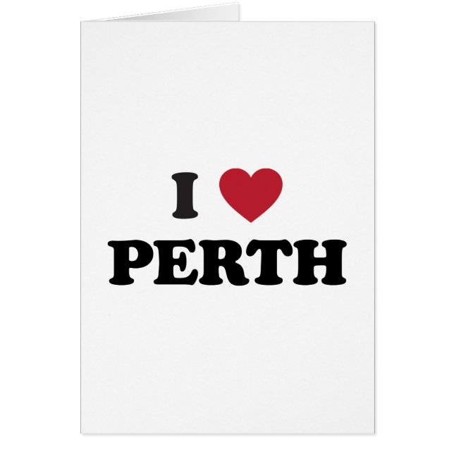 I Heart Perth Australia (Front)