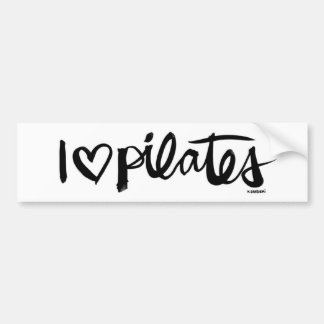 I heart Pilates bumper sticker
