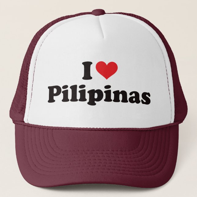 I Heart Pilipinas Trucker Hat (Front)
