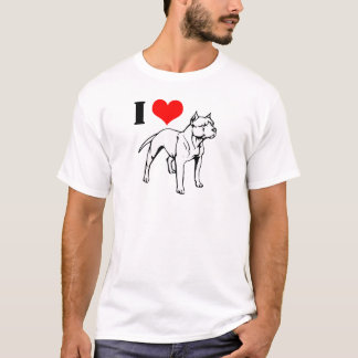 I (heart) Pit Bulls Tshirt