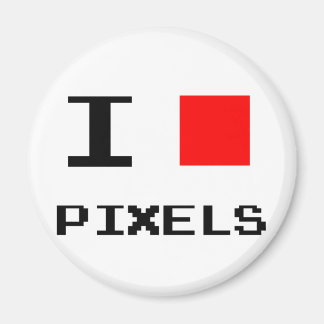 I Heart Pixels Magnet