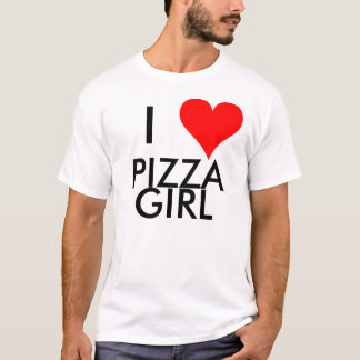 I Heart Pizza Girl T-Shirt