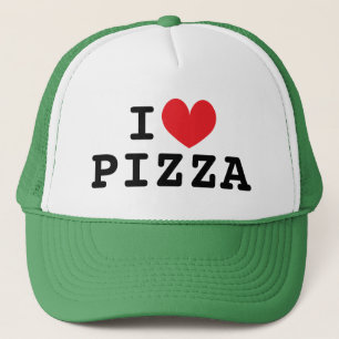 I heart Pizza Italian food lover trucker hat