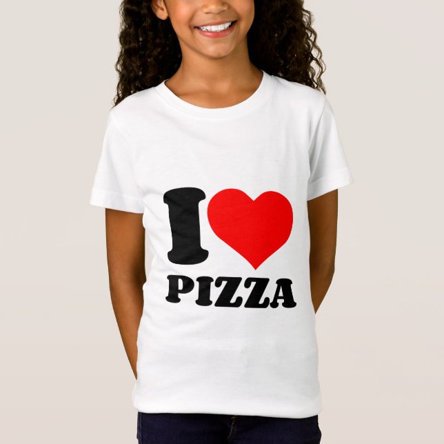 I HEART PIZZA T-Shirt (Front)