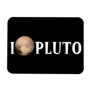 I Heart Pluto New Horizon Flexible Magnet