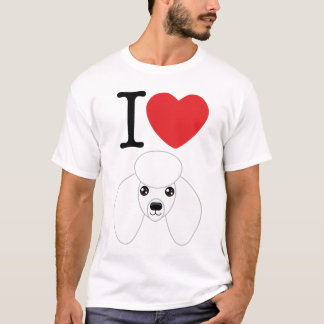 I Heart Poodles T-Shirt