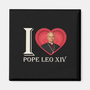 I Heart Pope Robert Francis Prevost Leo Xiv 267th  Magnet