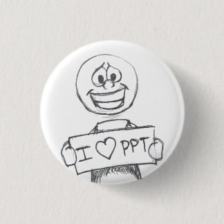I : heart: PPT 3 Cm Round Badge