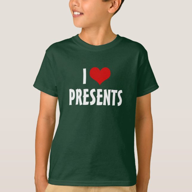 I [heart] Presents T-Shirt (Front)