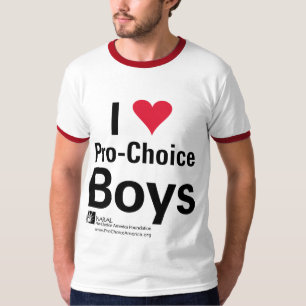 I Heart Pro-Choice Boys T-Shirt